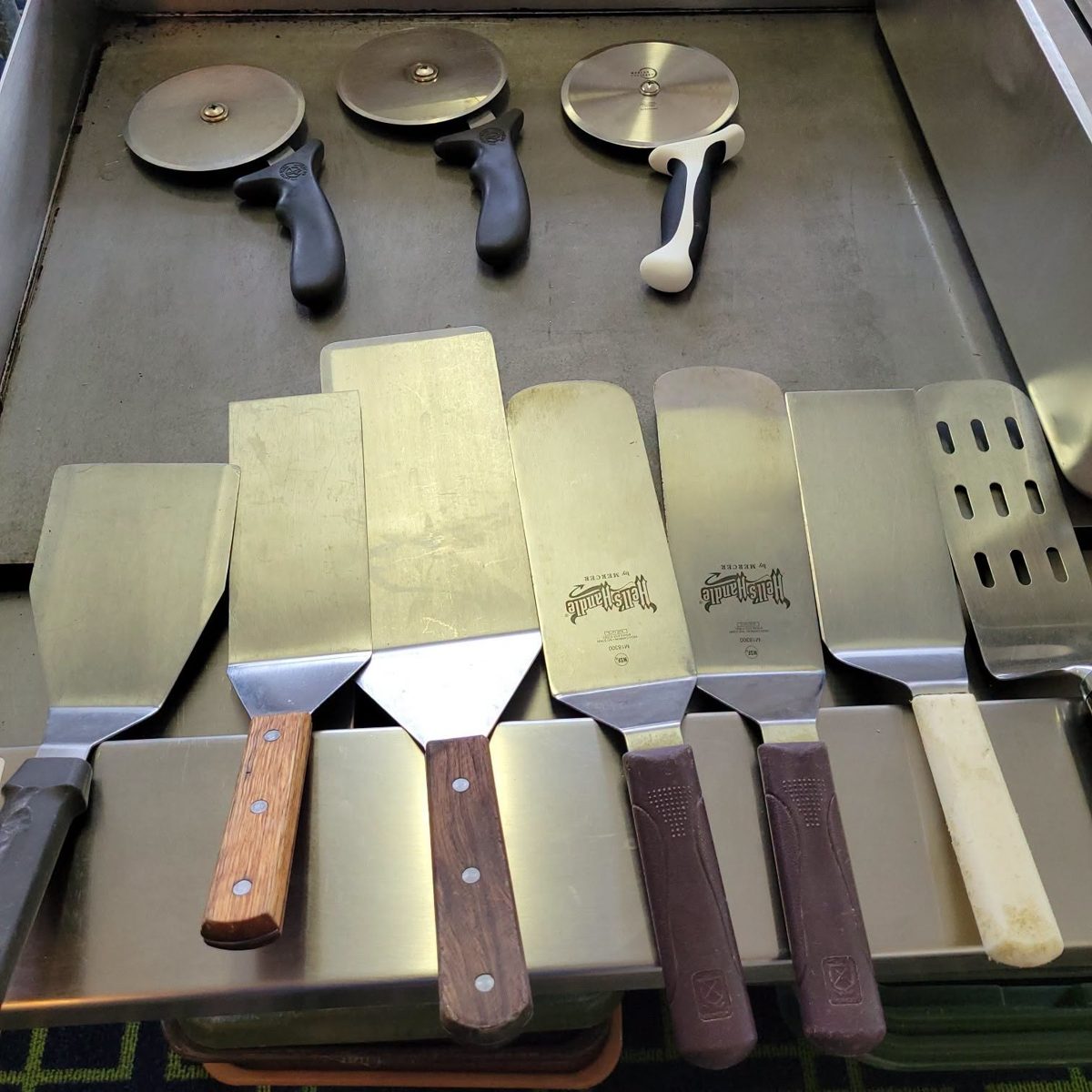 Assorted spatulas and turners